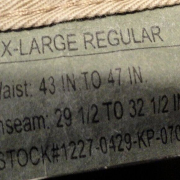 ROTHCO TAN KHAKI BDU TACTICAL COMBAT CARGO HOT WEATHER RIPSTOP PANTS 2XL SV 1224 - Picture 12 of 12